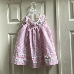 Bonnie Baby 2 piece set 24 months pink silver white
